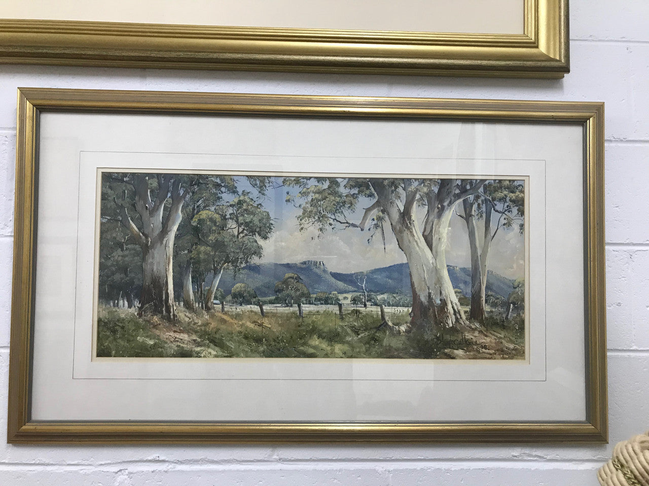 Australian Framed Landscape by Hugh Guthrie | Antique & Vintage | Moonee Ponds Antiques | Australia Wide Delivery