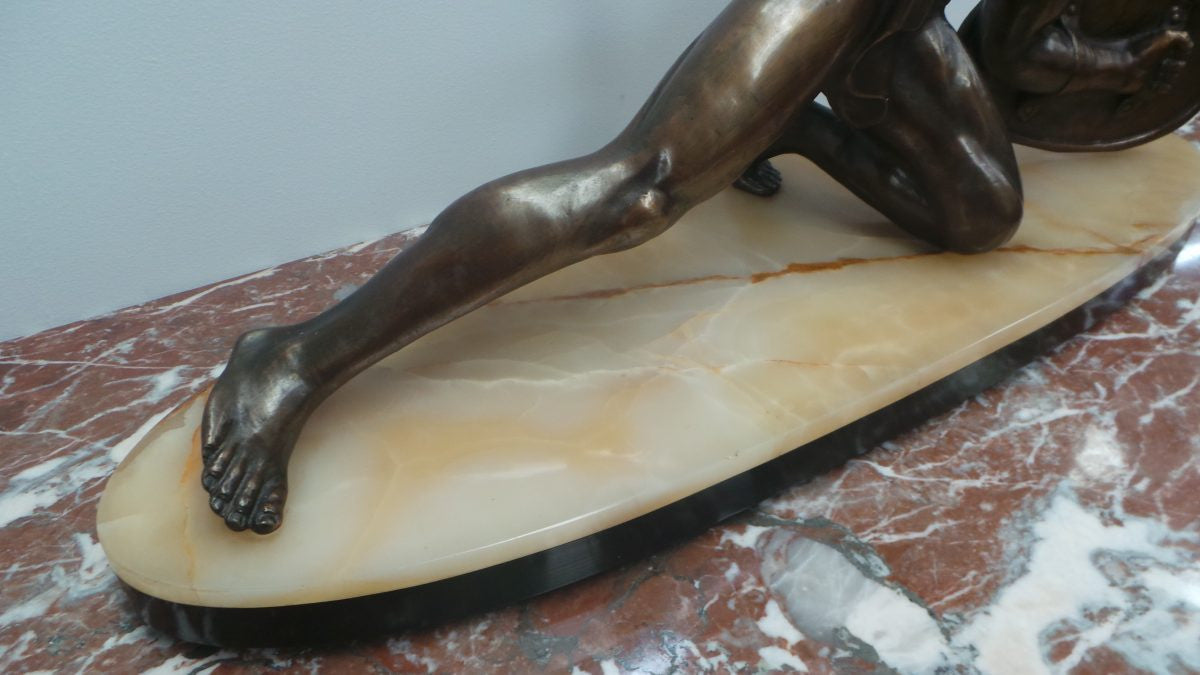 A Large French Art Deco Signed Bronze Statue | Antique & Vintage | Moonee Ponds Antiques | Australia Wide Delivery