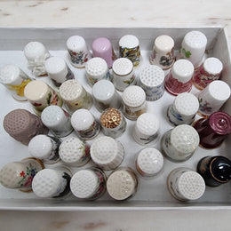 Box of Assorted Interesting Thimbles $10.00 Each