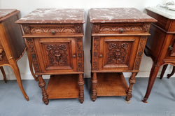 Fabulous Pair of Antique Gothic Style Bedside Cabinets | Antique & Vintage | Moonee Ponds Antiques | Australia Wide Delivery