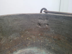 Large French Brass Cauldron With Lid & Handle | Antique & Vintage | Moonee Ponds Antiques | Australia Wide Delivery