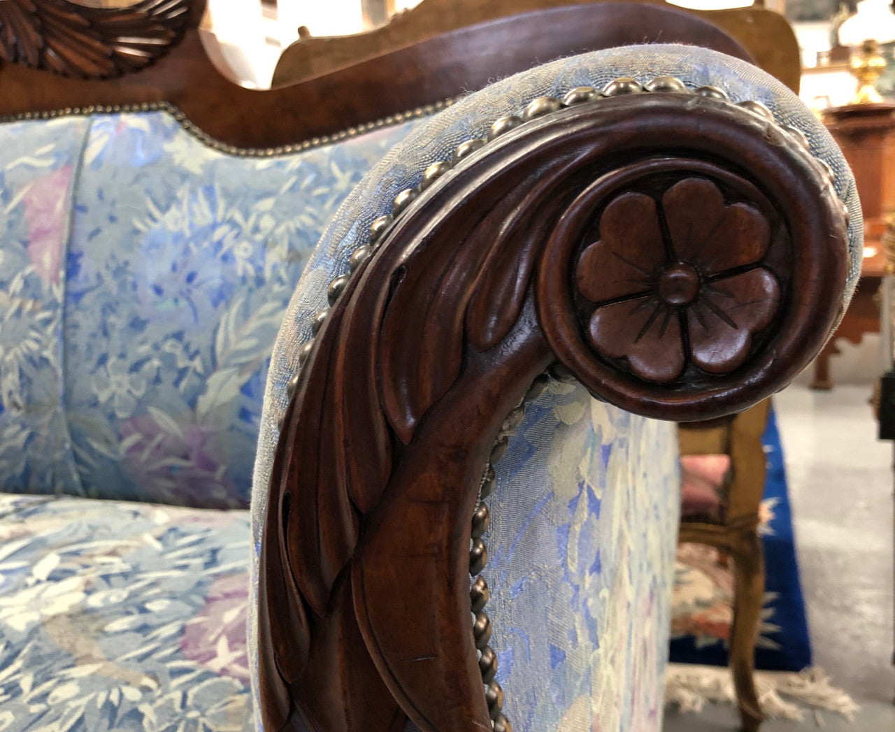 Stunning French Empire Settee | Antique & Vintage | Moonee Ponds Antiques | Australia Wide Delivery