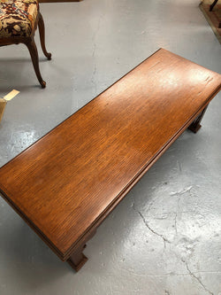 Fabulous Oak Coffee Table | Antique & Vintage | Moonee Ponds Antiques | Australia Wide Delivery