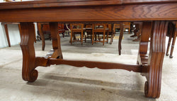 French Spanish Style Parquetry Top Extension Table | Antique & Vintage | Moonee Ponds Antiques | Australia Wide Delivery