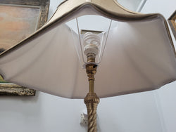 Gold Coloured “Laura Ashley” Lamp Base with Gold Shade | Antique & Vintage | Moonee Ponds Antiques | Australia Wide Delivery
