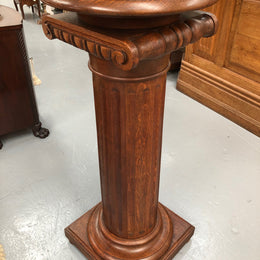 Stunning Tudor Style English Oak Pedestal