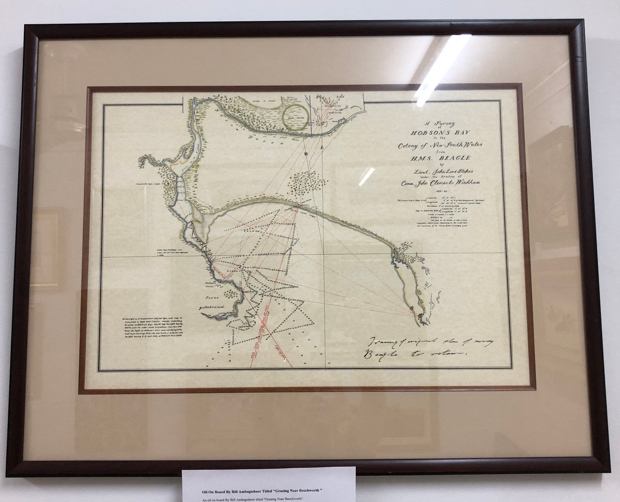 Modern Hand drawn Cartographers Map | Antique & Vintage | Moonee Ponds Antiques | Australia Wide Delivery