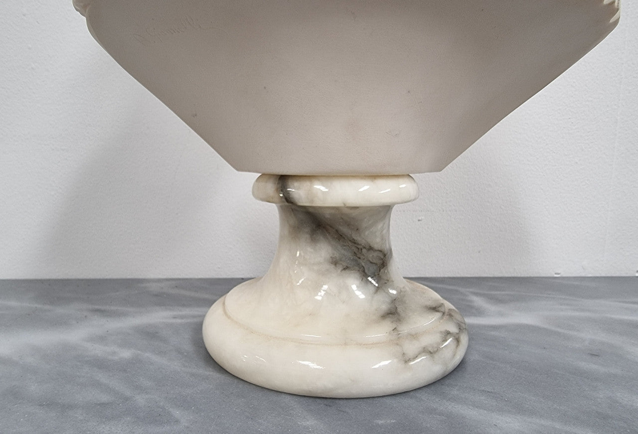 A Giannelli Signed Angelica Maria Bust on Marble Base | Antique & Vintage | Moonee Ponds Antiques | Australia Wide