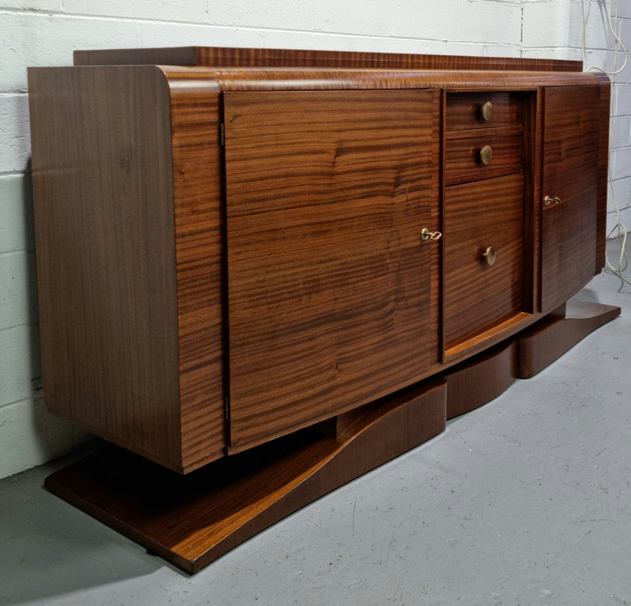 Impressive French Art Deco Mahogany Sideboard | Antique & Vintage | Moonee Ponds Antiques | Australia Wide Delivery
