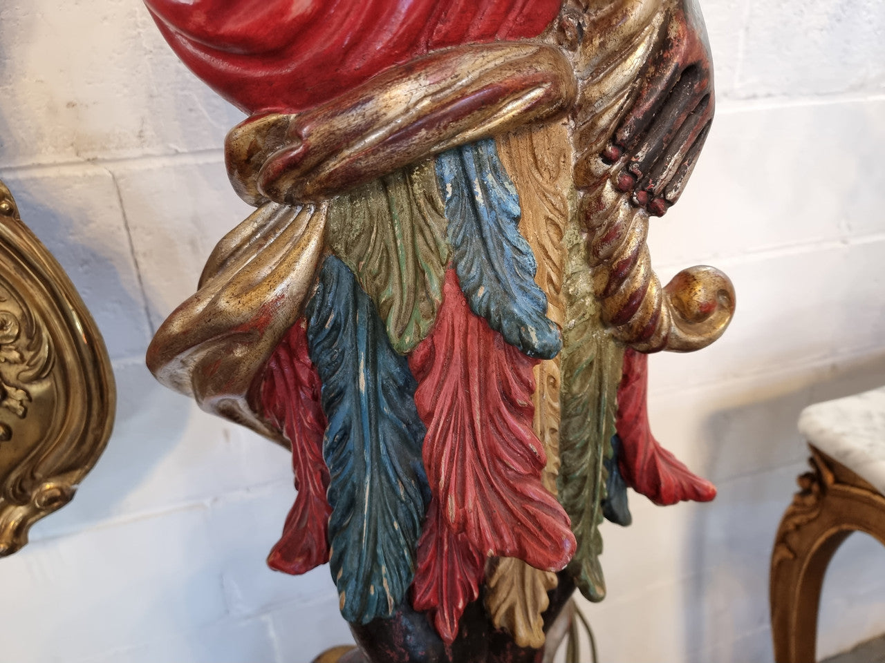 19th Century Italian Wooden Blackamoor Lamp | Antique & Vintage | Moonee Ponds Antiques | Australia Wide Delivery