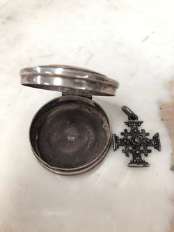 Antique Hand painted Rosary Box | Antique & Vintage | Moonee Ponds Antiques | Australia Wide Delivery