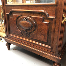 Superb French Oak Vitrine