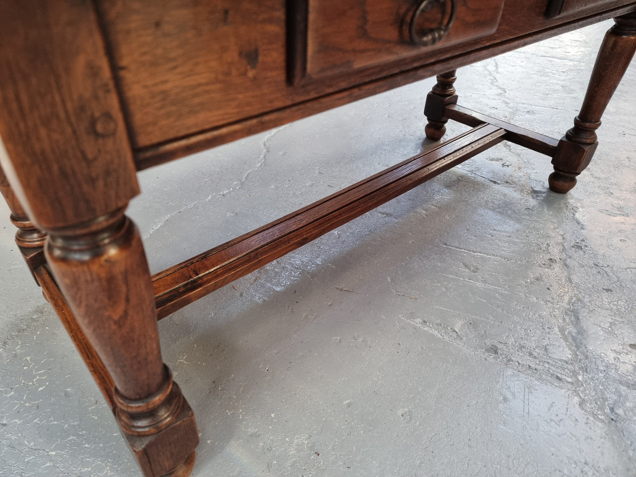 French Oak 2 Drawer Coffee Table | Antique & Vintage | Moonee Ponds Antiques | Australia Wide Delivery