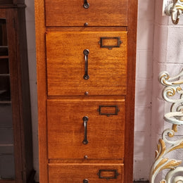 Fabulous Blackwood Vintage four drawer filing cabinet. It has been sourced locally and is in good working order and condition.