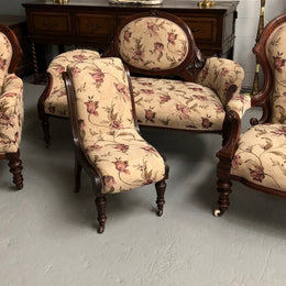 Matching Late Victorian Walnut Suite