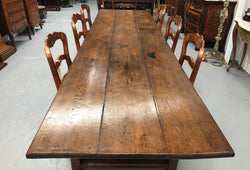 19th Century French 3 Meter Farmhouse Table | Antique & Vintage | Moonee Ponds Antiques | Australia Wide Delivery