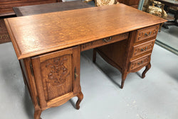 Lovely Vintage French Oak Desk | Antique & Vintage | Moonee Ponds Antiques | Australia Wide Delivery