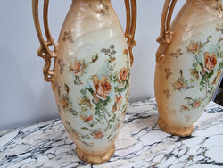 Decorative Pair of Art Nouveau Vases | Antique & Vintage | Moonee Ponds Antiques | Australia Wide Delivery