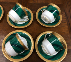 Vintage Sosume Emperor Green Dinner Set | Antique & Vintage | Moonee Ponds Antiques | Australia Wide Delivery