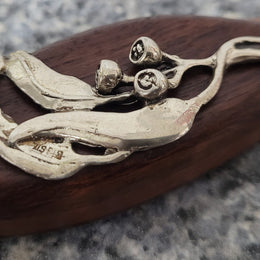 Australian Cedar and sterling silver letter opener. In good original condition, please view photos as they help form part of the description.
