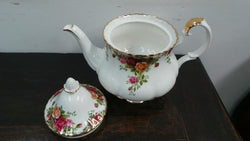 Royal Albert Country Roses Tea Pot | Antique & Vintage | Moonee Ponds Antiques | Australia Wide Delivery