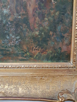 Framed French Oil Painting | Antique & Vintage | Moonee Ponds Antiques | Australia Wide Delivery