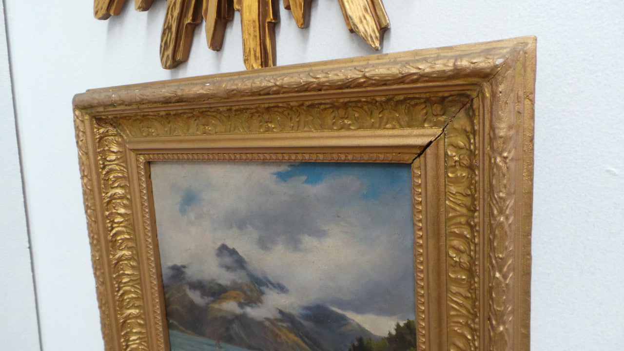 Beautiful Framed Oil On Board Landscape | Antique & Vintage | Moonee Ponds Antiques | Australia Wide Delivery