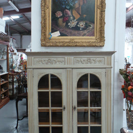 French Painted Bookcase