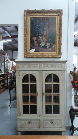 French Painted Bookcase | Antique & Vintage | Moonee Ponds Antiques | Australia Wide Delivery