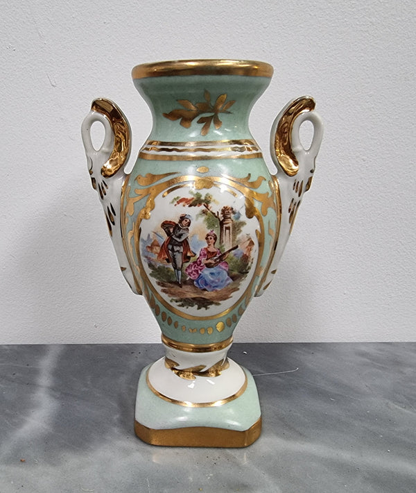 Lovely two handled Limoges style small vase, in great original condition.