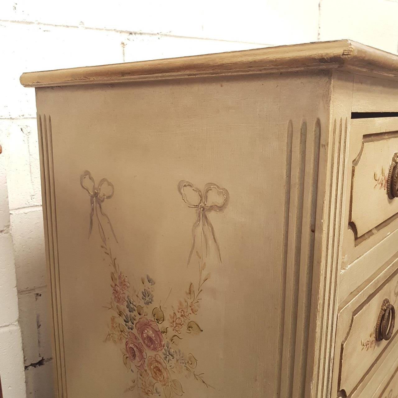 Stunning French Hand Painted Commode | Antique & Vintage | Moonee Ponds Antiques | Australia Wide Delivery