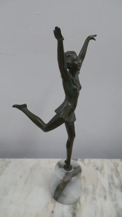French Art Deco Dancer Statue | Antique & Vintage | Moonee Ponds Antiques | Australia Wide Delivery