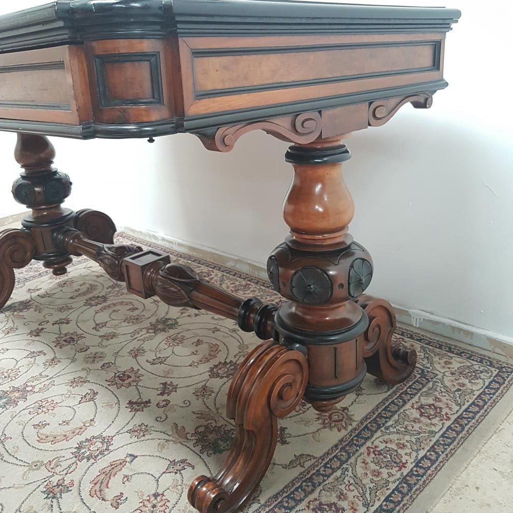 19th Century French Burr Walnut Salon Table | Antique & Vintage | Moonee Ponds Antiques | Australia Wide Delivery