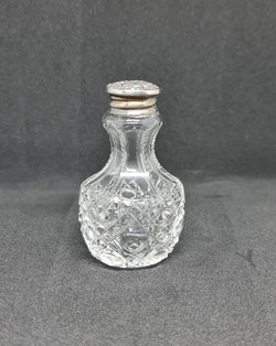 Edwardian Silver Top Glass Vanity-Powder Jar | Antique & Vintage | Moonee Ponds Antiques | Australia Wide Delivery