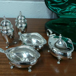 Sterling Silver Cruet Set