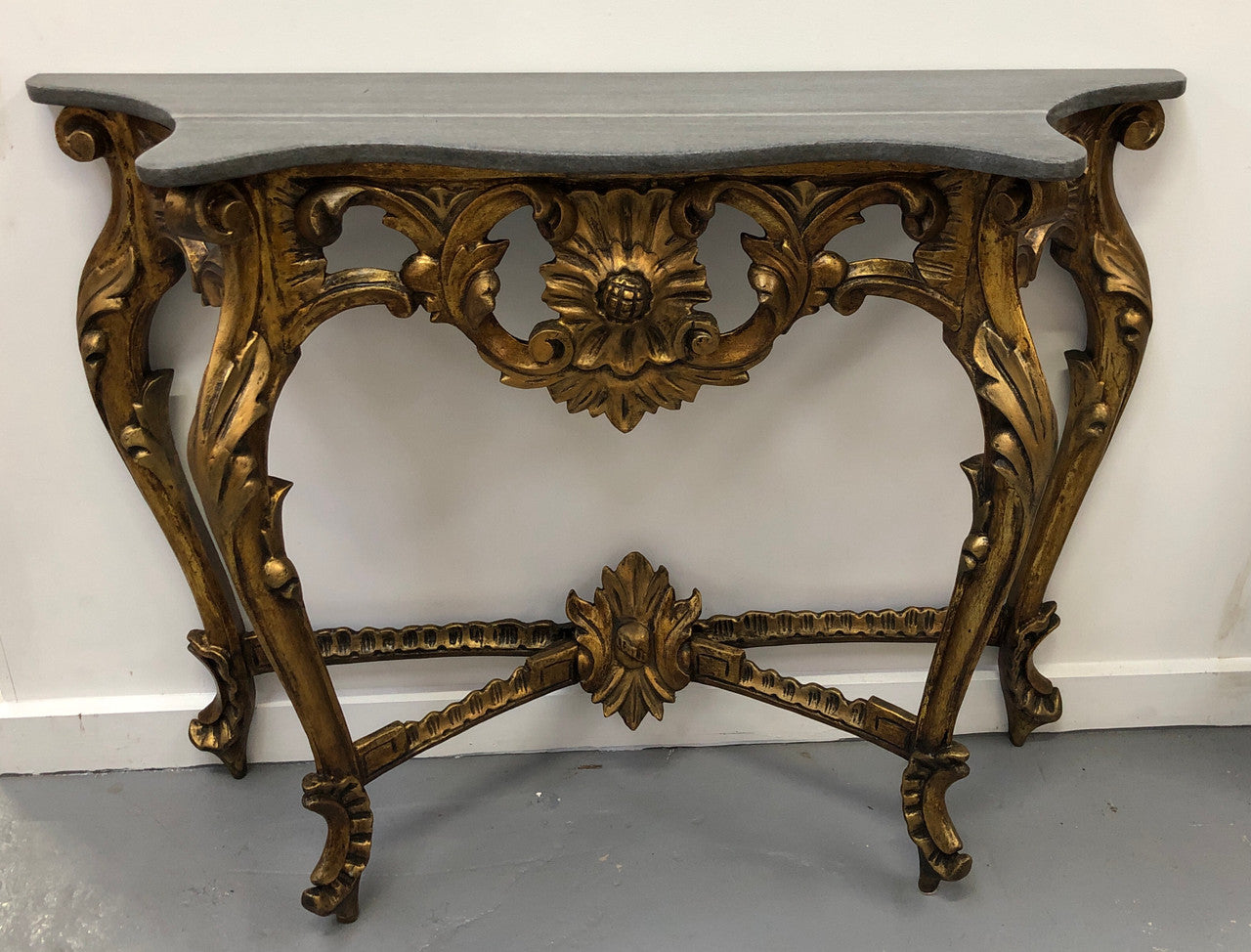 Antique French Louis XV Style Marble Top Console Table | Antique & Vintage | Moonee Ponds Antiques | Australia Wide Delivery
