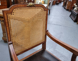 Imposing French Louis XV Style Inlaid Desk Chair with Ormolu Mounts | Antique & Vintage | Moonee Ponds Antiques | Australia Wide Delivery