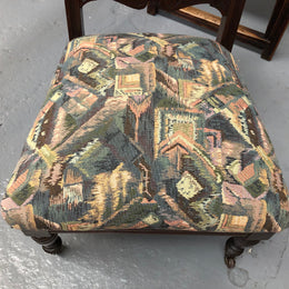 An Upholstered Edwardian Bedroom Chair