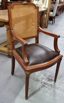 Imposing French Louis XV Style Inlaid Desk Chair with Ormolu Mounts | Antique & Vintage | Moonee Ponds Antiques | Australia Wide Delivery