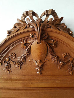 French Henry II Oak Queen Size Bed | Antique & Vintage | Moonee Ponds Antiques | Australia Wide Delivery