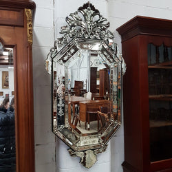 Venetian Octagonal Mirror | Antique & Vintage | Moonee Ponds Antiques | Australia Wide Delivery