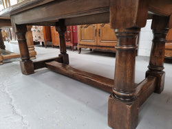 Vintage French Oak Pedestal Base Farmhouse Table | Antique & Vintage | Moonee Ponds Antiques | Australia Wide Delivery