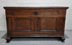 French Oak Early 19th Century Trunk | Antique & Vintage | Moonee Ponds Antiques | Australia Wide Delivery