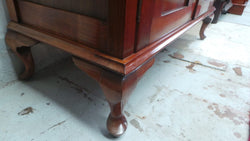 Australian Black Wood Art Deco Cabinet With Internal Storage | Antique & Vintage | Moonee Ponds Antiques | Australia Wide Delivery