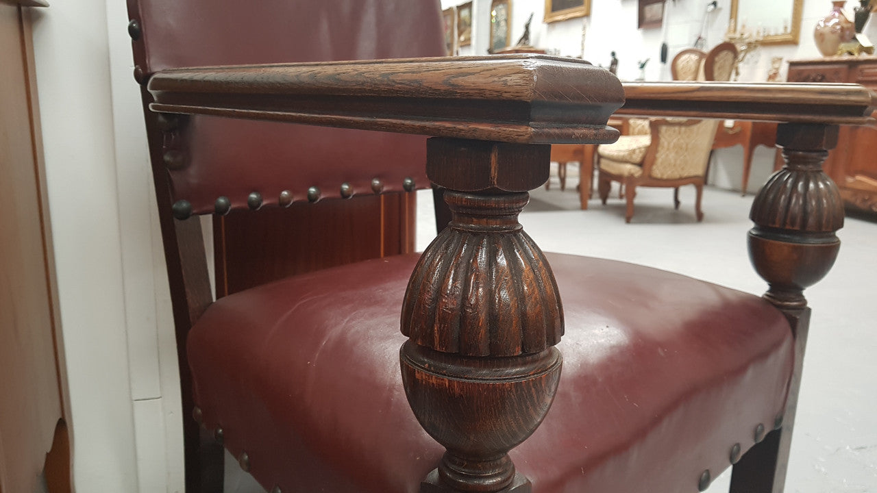 Tudor Style Desk Chair | Antique & Vintage | Moonee Ponds Antiques | Australia Wide Delivery