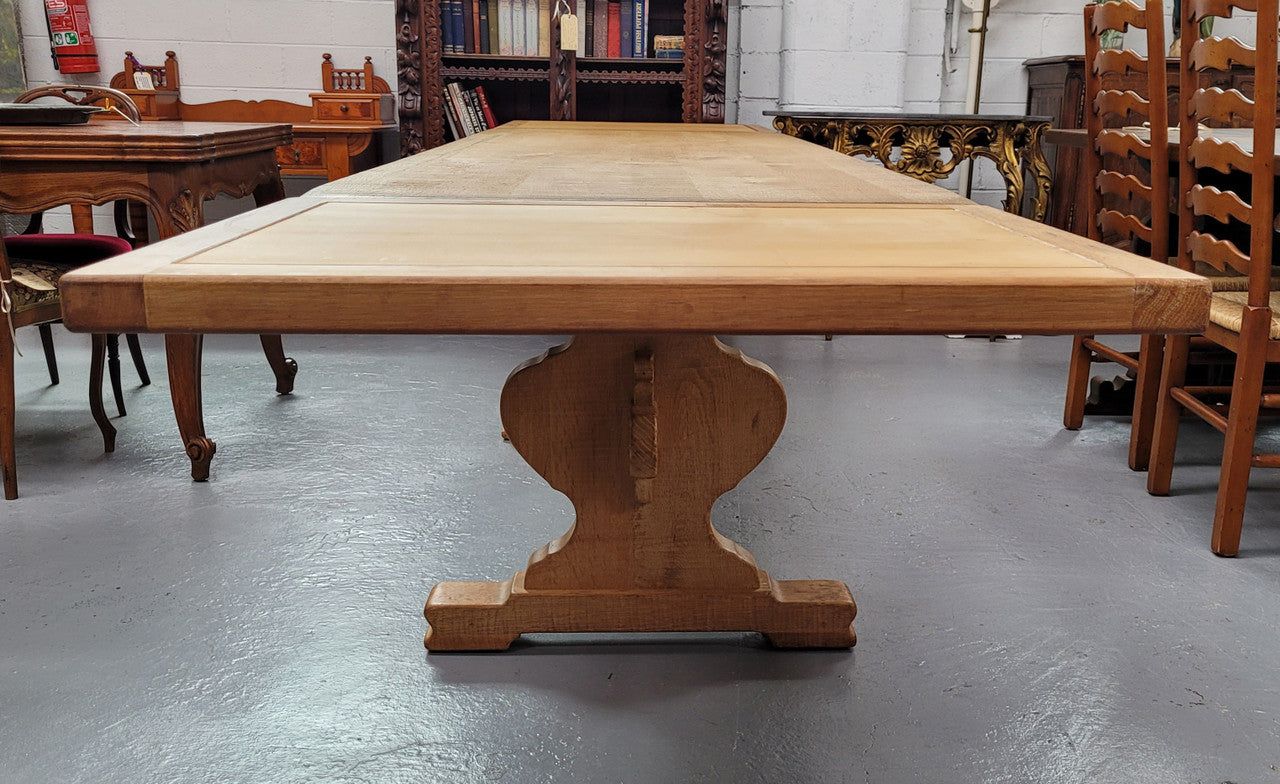 Stunning French Oak Farmhouse Table With Two Extension Leaves | Antique & Vintage | Moonee Ponds Antiques | Australia Wide Delivery