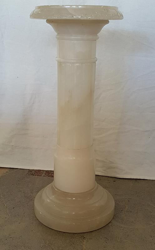 Vintage Italian Alabaster Pedestal | Antique & Vintage | Moonee Ponds Antiques | Australia Wide Delivery