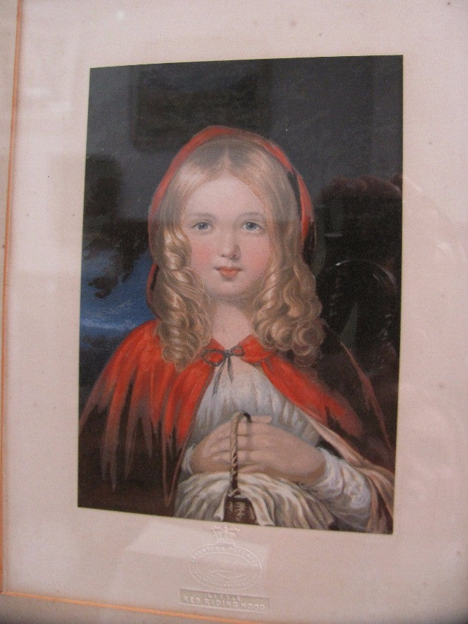 Baxter Red Riding Hood Print | Antique & Vintage | Moonee Ponds Antiques | Australia Wide Delivery