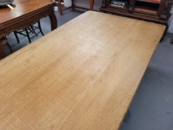 Stunning French Oak Farmhouse Table With Two Extension Leaves | Antique & Vintage | Moonee Ponds Antiques | Australia Wide Delivery