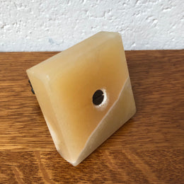 Edwardian Egyptian Sphinx head paperweight. Made from bronze and alabaster marble.